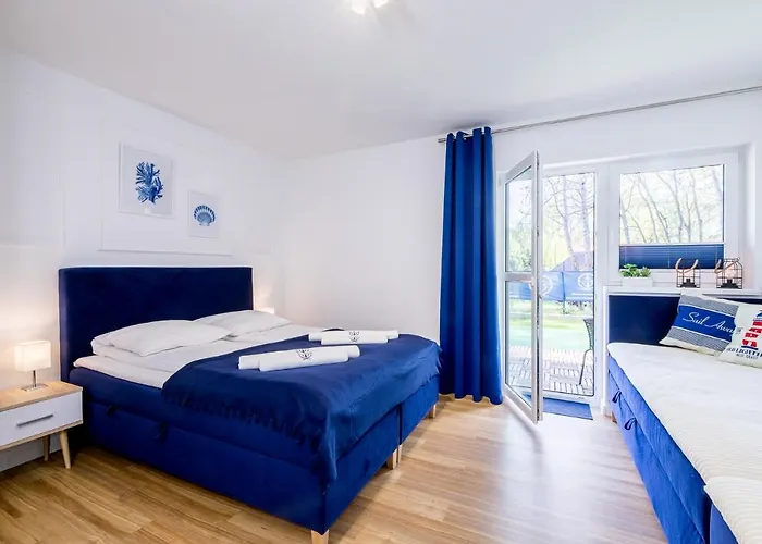 1b Niebieskie Z Basenem Krytym, Odkrytym, Sala Zabaw, Animacjami Apartament